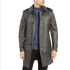 Tallia’s  Men’s faux snakeskin trench over coat